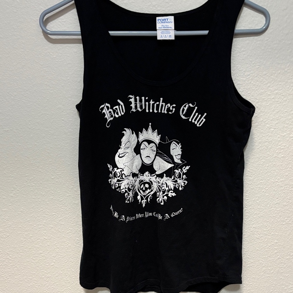Black 'Disney Bad Witches Club' Tank Top small